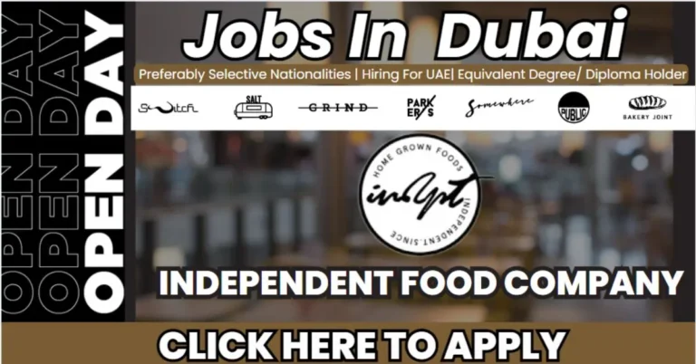Independent Food Company Careers Notification 2025